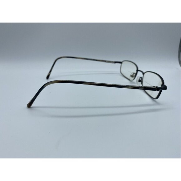 Chesterfield Men's Eyeglasses Black Rectangular Metal Full Rim UF1 135 033 - Picture 3 of 8